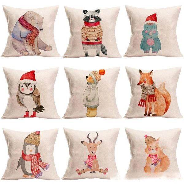 

cartoon cute lovely pillowcase animal pattern square pillow bedroom bedding sets l chair car sofa decorative cushion