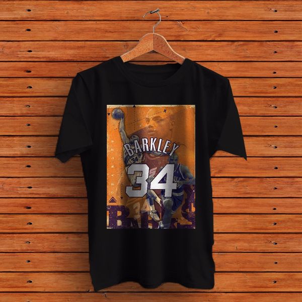 

sporty charles barkley custom black t-shirt
