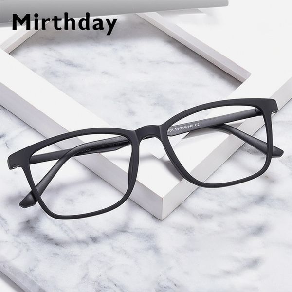 

optical eye glasses frame ultralight square prescription eyeglasses plastic titanium tr90 frame clear lens for men women, Black