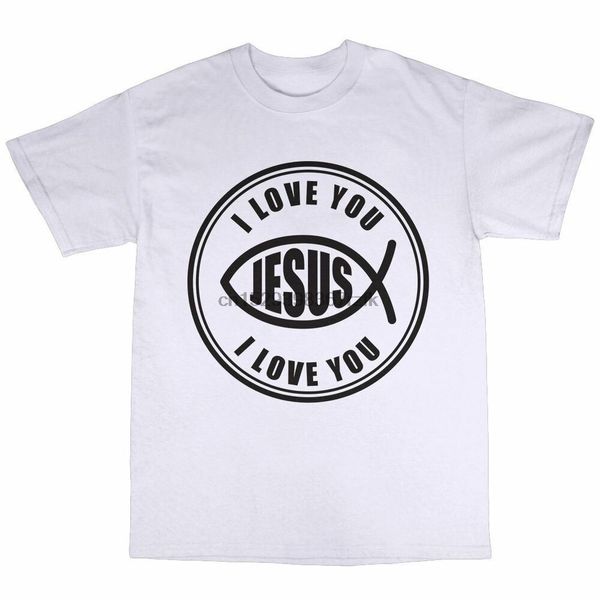 

i love you jesus christ t-shirt premium cotton gift present christianity god