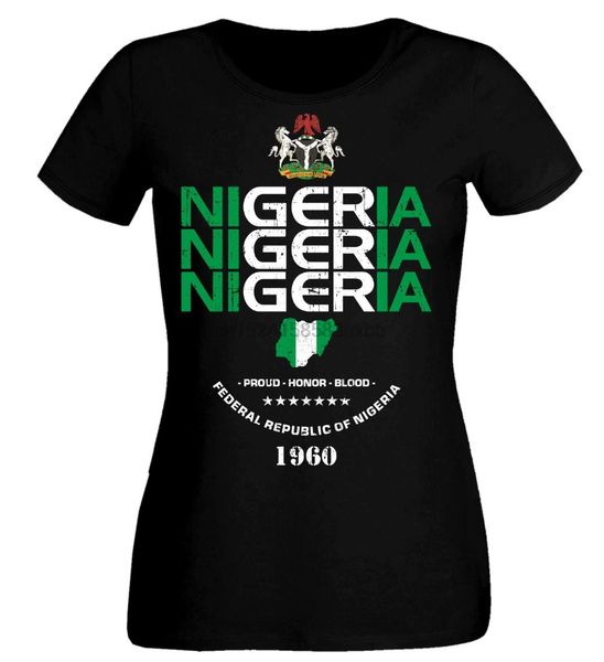 

2019 summer women t-shirt nigeria t-shirt soccers t shirt women's footballer cute t-shirt