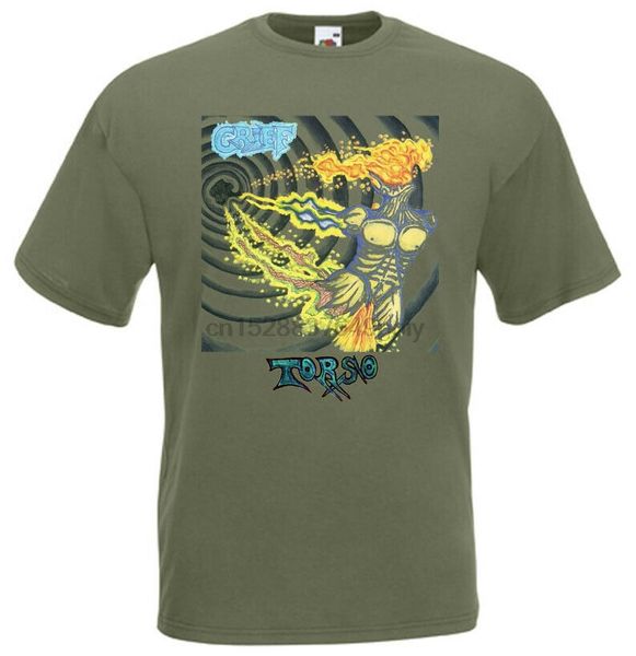 

grief torso t shirt olive hardcore doom metal all sizes s 5xl