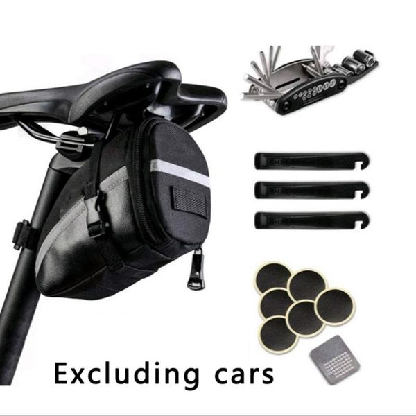 

2020 new bicycle tools mountain bike bicycle seat rear suspension type small glue-tire repair tool set