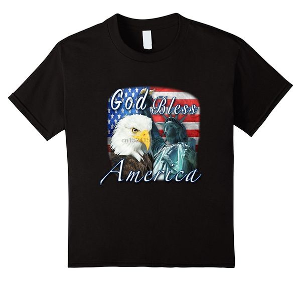 

боже, благослови америку статуя свободы мужчины футболку