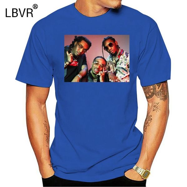 

migos 90s vintage мужской черный tshirt мужчин тенниска