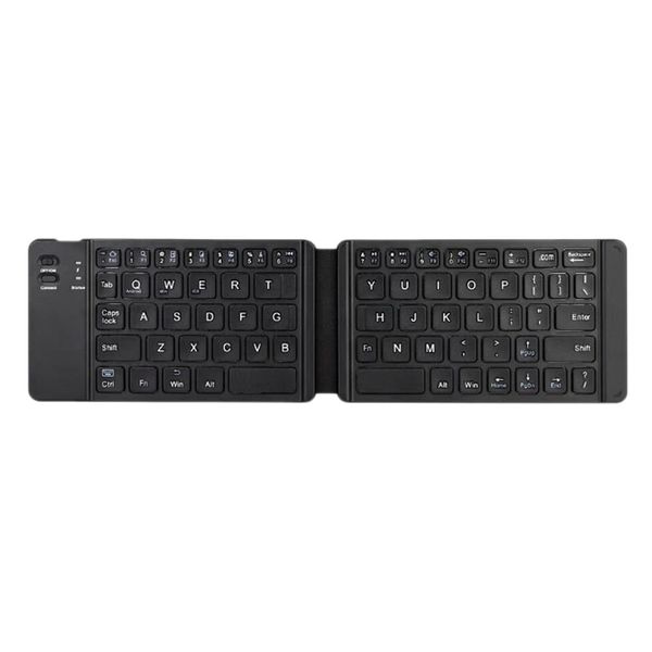 

portable bluetooth 3.0 folding keyboard creative pocket bi-fold keyboard, charging folding wireless keyboard