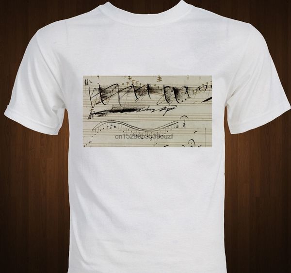 

new fashion summer beethoven manuscript - 9th symphony - unique classical music score t-shirt t shirts