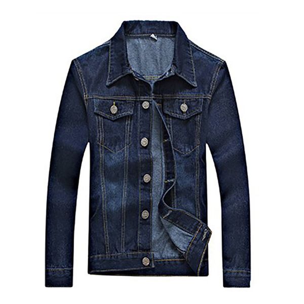 

джинсовые куртки мужские хлопок плюс размер мода мото байкер mens denim верхняя одежда пальто jean jacket men джинсовой куртки streetwear y, Black;brown