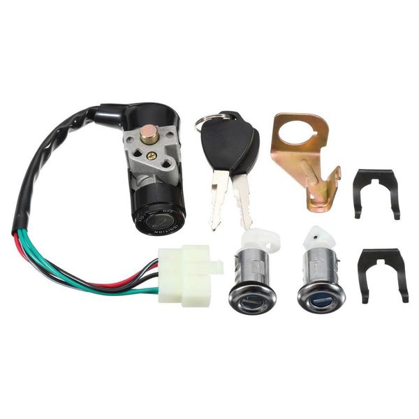 

ignition switch cylinder cap lock keys set for scooter gy6 50cc 150cc