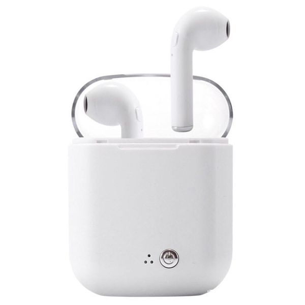 

i7s plus tws wireless bluetooth earphones stereo music head phone earpiece in-ear earbuds headphones with microphone charging box