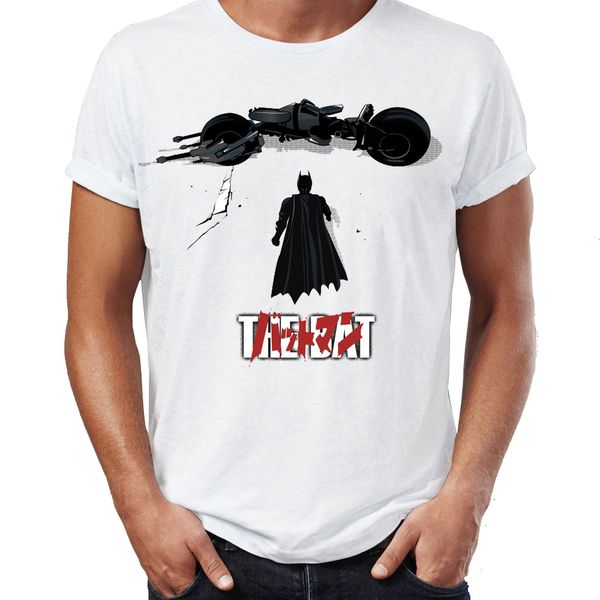 

men's t shirt batman batcycle akira awesome artwork printed tee