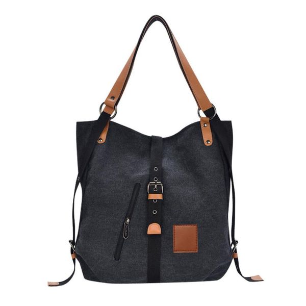 

canvas bag large capacity women shopping bag casual hasp ladies one shoulder tote bags shopping pouch tote handbags #l20