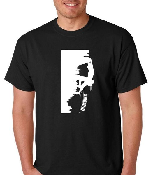 

big rock climbing graphic men's t-shirt premium quality 2019 men's fashion print t-shirt men summer style design t-shirt