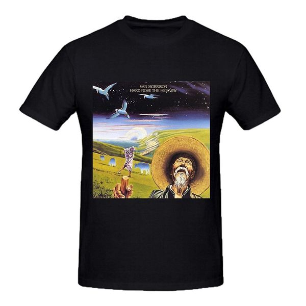 

van morrison hard nose the highway funny soft o tee shirts for mens