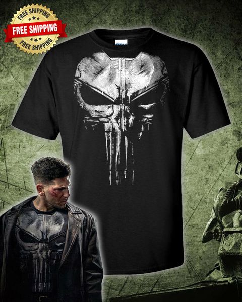 

2020 the punisher jon bernthal frank castle punisher black t-shirt