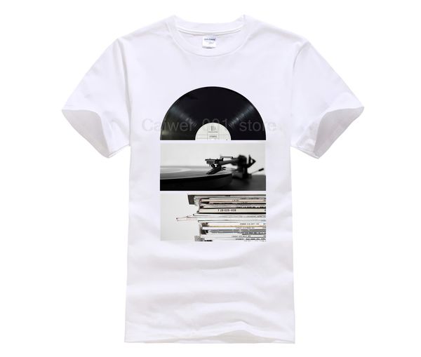 

100% хлопок модный творческий графический fahion лето майка топ стокгольм воспроизведение записи тенниска для мужчин