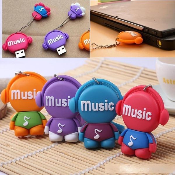 

music cartoon metal grenades pen drive 4g 8g 16gb 32gb 64gb cute usb flash drive u87