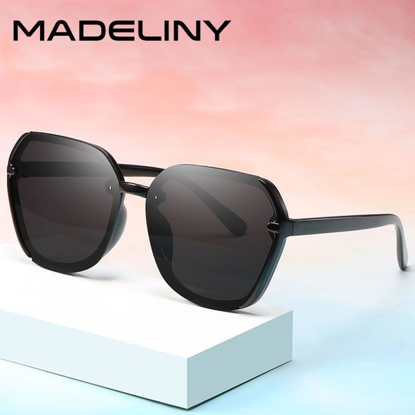 

madeliny classic square solid sunglasses women men vintage brand design sun glasses big frame driving goggles uv400 ma985, White;black