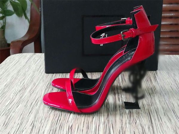 

2020 fashion designer womens shoes bottom high heels nude black leather pointed toes pumps ysl dress shoes mid heeled shoes ccffrrre77