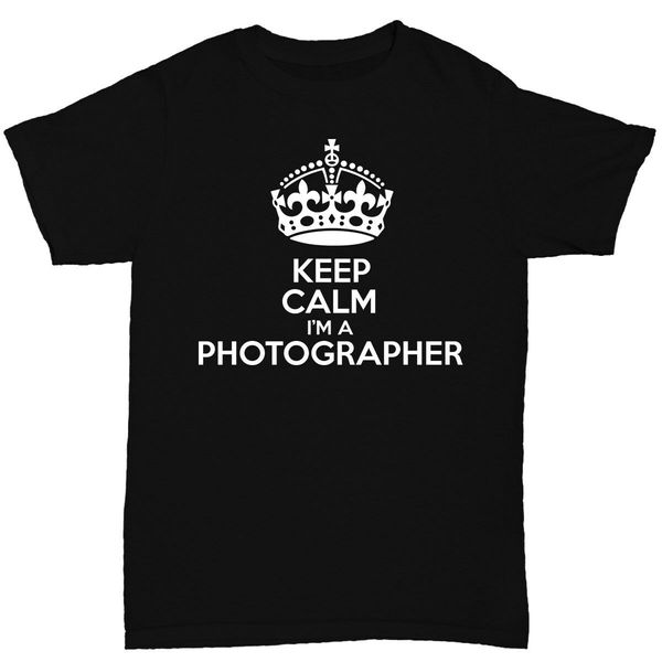 

keep calm i'm a pgrapher men's t shirt pgraphy camera birthday humour