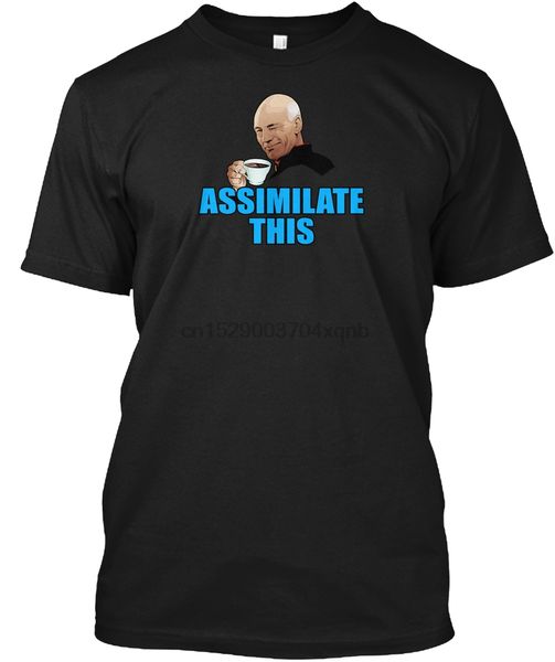 

men t shirt assimilate this - captain picard tee women tshirt