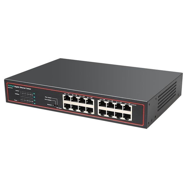 

gigabit network switch 16 port 10/100/1000mbps fast ethernet switch with realtek chip lan switch 1000m
