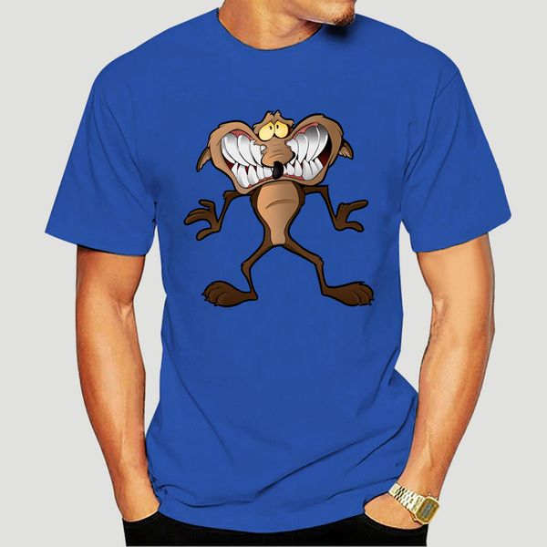 

герои мультфильмов wile e coyote mugshot для мужская с коротким рукавом белая футболка-5140d