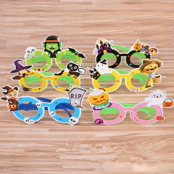 

new halloween supplies paper glass frame decorative items children