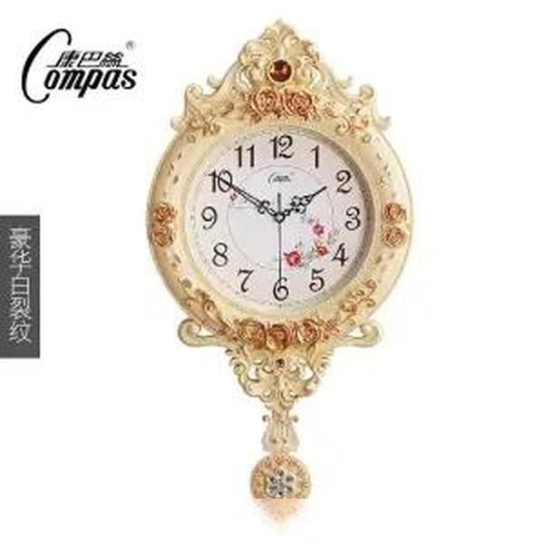 

european style wall clock swing clock creative mute living room home fashion bedroom wall watch quartz
