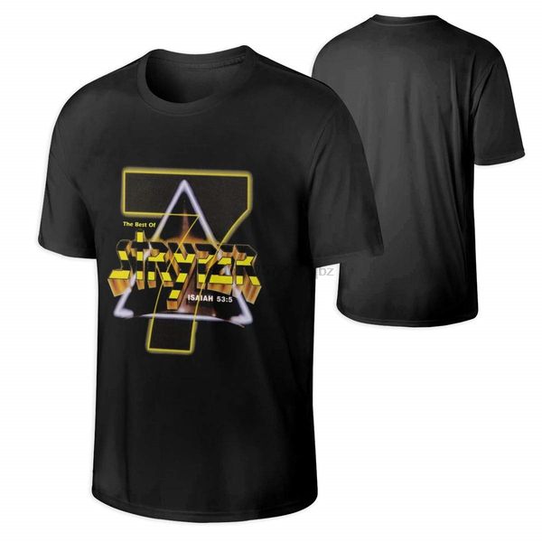 

theresa t.clodfelter man stryper to hell with the devil music bnad hip pop short sleeves tshirts gift black