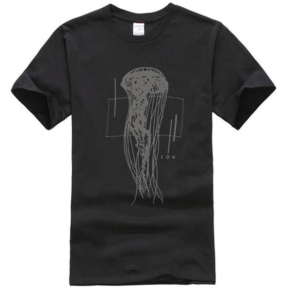 

jellyfish geometric t-shirt screenprinted men t-shirt t-shirt