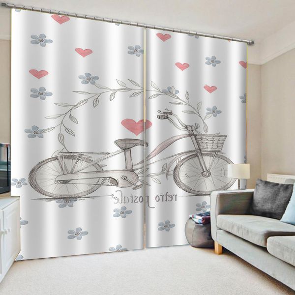

simple 3d blackout curtains 2 Panel/Set 3D Window Curtains Wolf Printing Drapes for Bedroom modern living room curtains