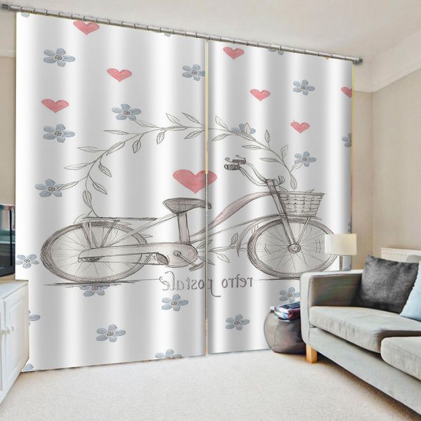 

simple 3d blackout curtains 2 panel/set 3d window curtains wolf printing drapes for bedroom modern living room curtains