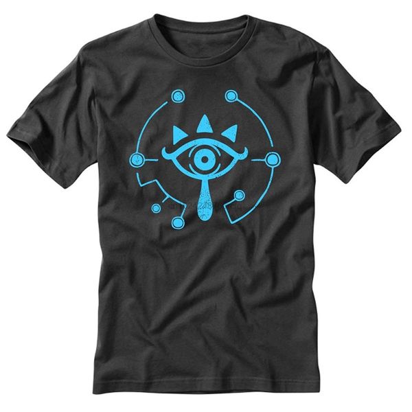

binshirt zelda botw sheikah slate fan black t shirt(1