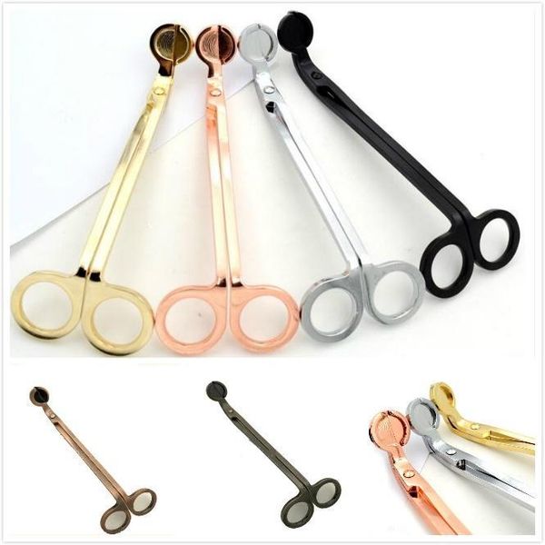 

6 scissor из нержавеющей стали wick масло cutter clipper цвета snuffer lamp обрезка крюк свеча триммер прочный инструмент garden2010 btelo