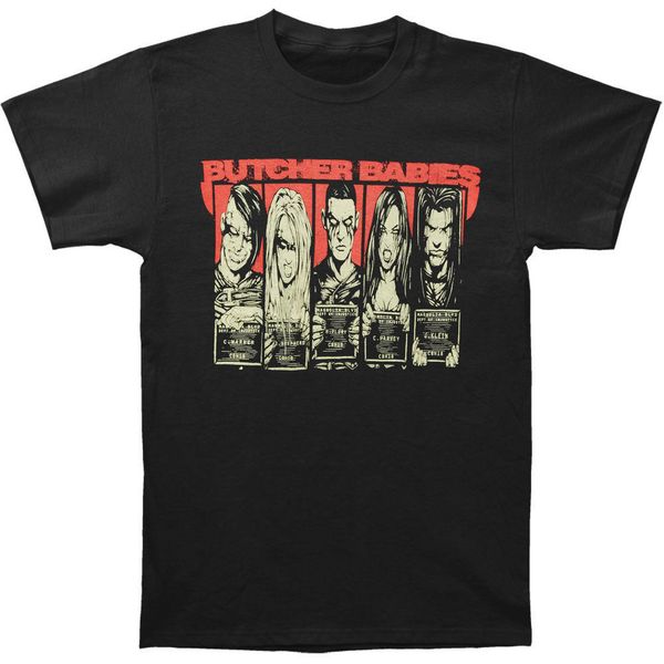 

butcher babies men's line up t-shirt small blacknew t shirt spring summer