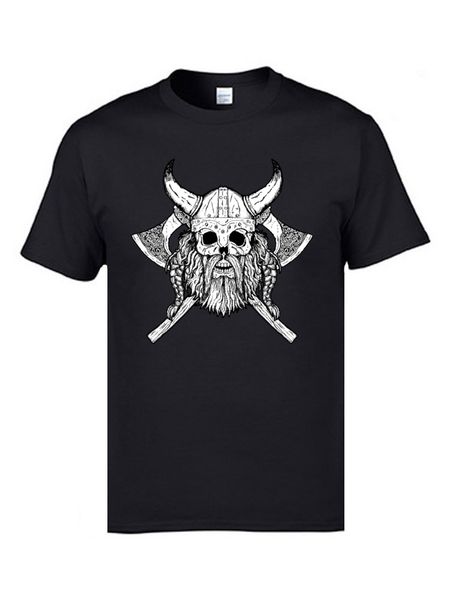 

black fashion t shirts summer/autumn & shirts o-neck camisetas vintage viking iron samurai cool tee shirts mens