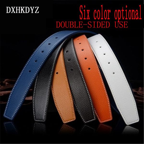 

2020 brand sales high-end fashion ladies leather belt men's belt no luxury quality soft leather ing, Black;brown