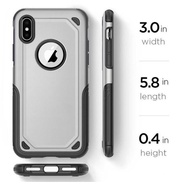 

2 in 1 matte shell frosted hybrid armor case slim back cover for iphone 11 pro max xr xs max s10e s10 plus s7 edge s8 s9 plus note 9 8
