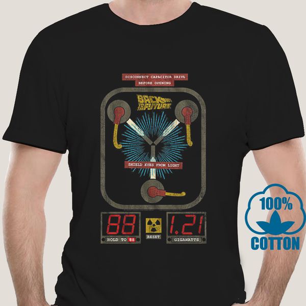 

0080a back to the future flux licensed t-shirt men and woman t shirt ing
