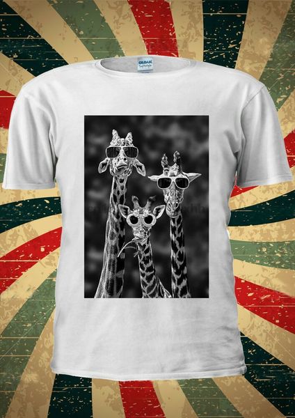 

sun glasses giraffe funny giraffa camelopard t shirt men women 1821