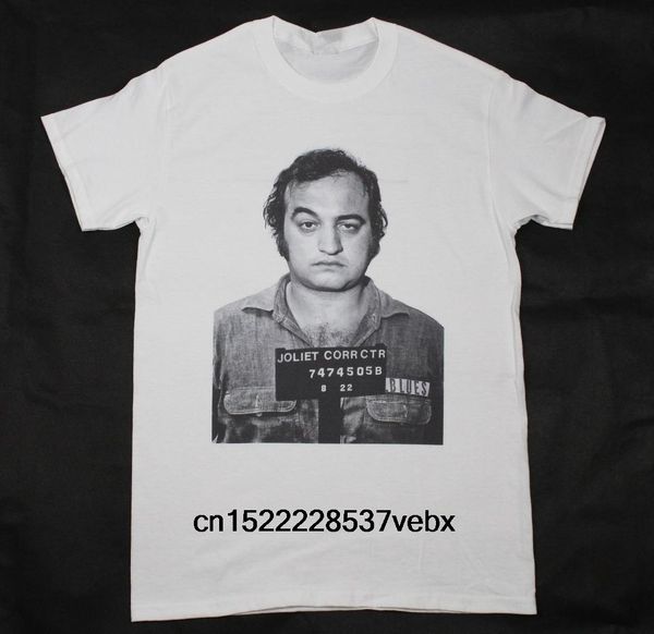

джон белуши блюз братья mugshot white mens t shirt