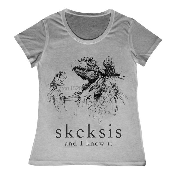 

ladies dark crystal skeksis and i know it t shirt labyrinth jim henson retro classic custom design tee shirt