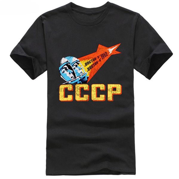 

mens t-shirt cccp boctok 3 4 1962 vostok space soviet union ussr russia retro casual t-shirt male short sleeve pattern