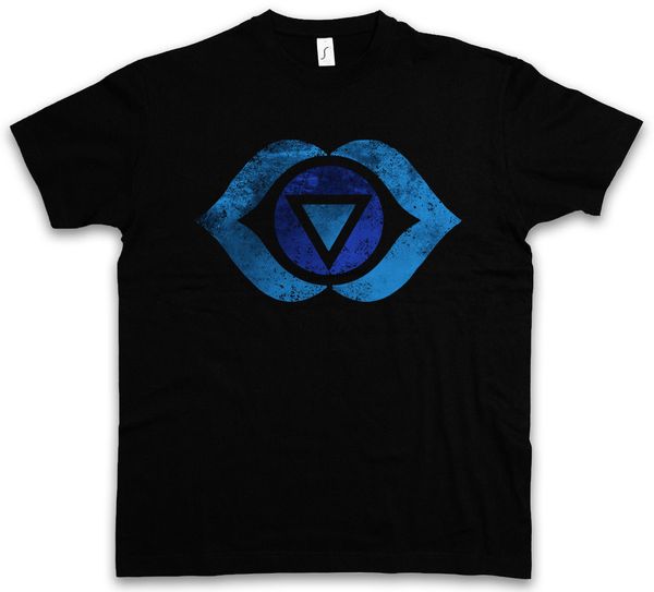 

chakra ajnya t-shirt mystic esoterik energy body soul yoga astral print t shirt mens summer novelty o-neck