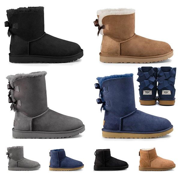 

wholesale women winter boots snow boots half ankle warm grey beige black chestunt brown coffee navy pink purple girls lady platform shoes