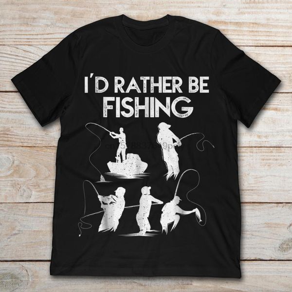 

id rather be fishing t-shirt