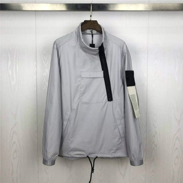 

2020 mens jacket antumn winter jacket for men women long sleeves badge with zipper tilt fashion windbreaker asian size m-2xl, Black;brown