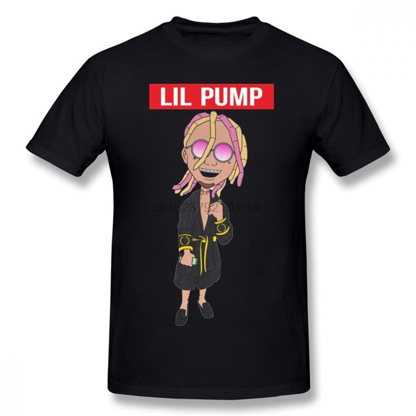 

lil pump rap men t shirt dropshipping rashguard 4xl 5xl 6xl cotton crewneck short sleeve custom brand clothing