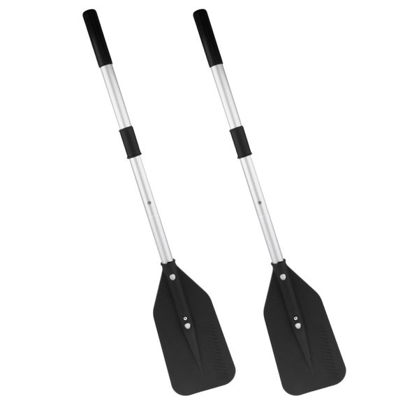 

2 шт надувная байдарка лодка canoe paddle - легкий компактный - 105см черный
